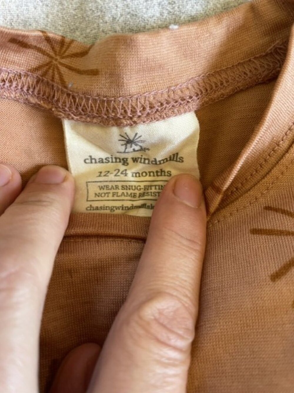 Chasing Windmills 100% Merino Wool Thermal Long Johns Set – Size 12-24M - Picture 3 of 3